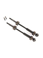 Traxxas 9051X Driveshafts, front, steel-spline constant-velocity (complete assembly) (2)