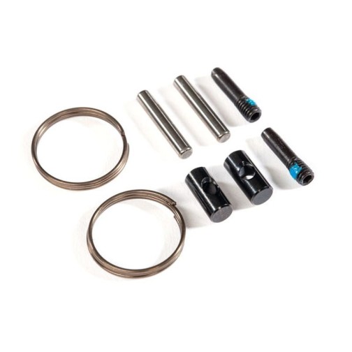 Traxxas 9058X Rebuild kit, steel-splined constant-velocity driveshafts (includes pins and hardware for one axle shaft)