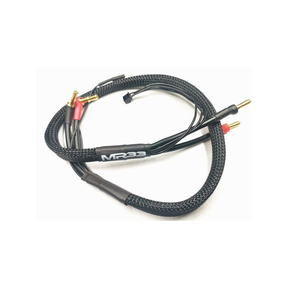 MR33 Ladekabel 2S All-Black 600mm (4/5mm Dual Plug - XH)
