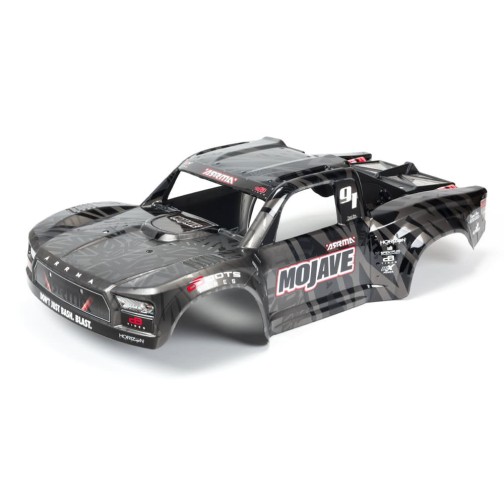 Arrma ARA411006 MOJAVE 1/7 EXB Painted Decaled Trimmed Body Black