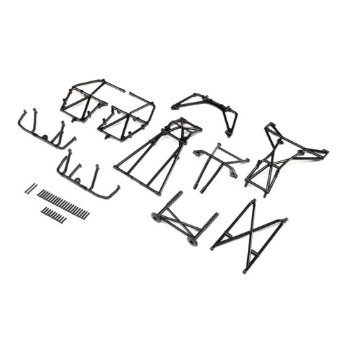 Losi 241038 Cage Set, Complete, Black: LMT