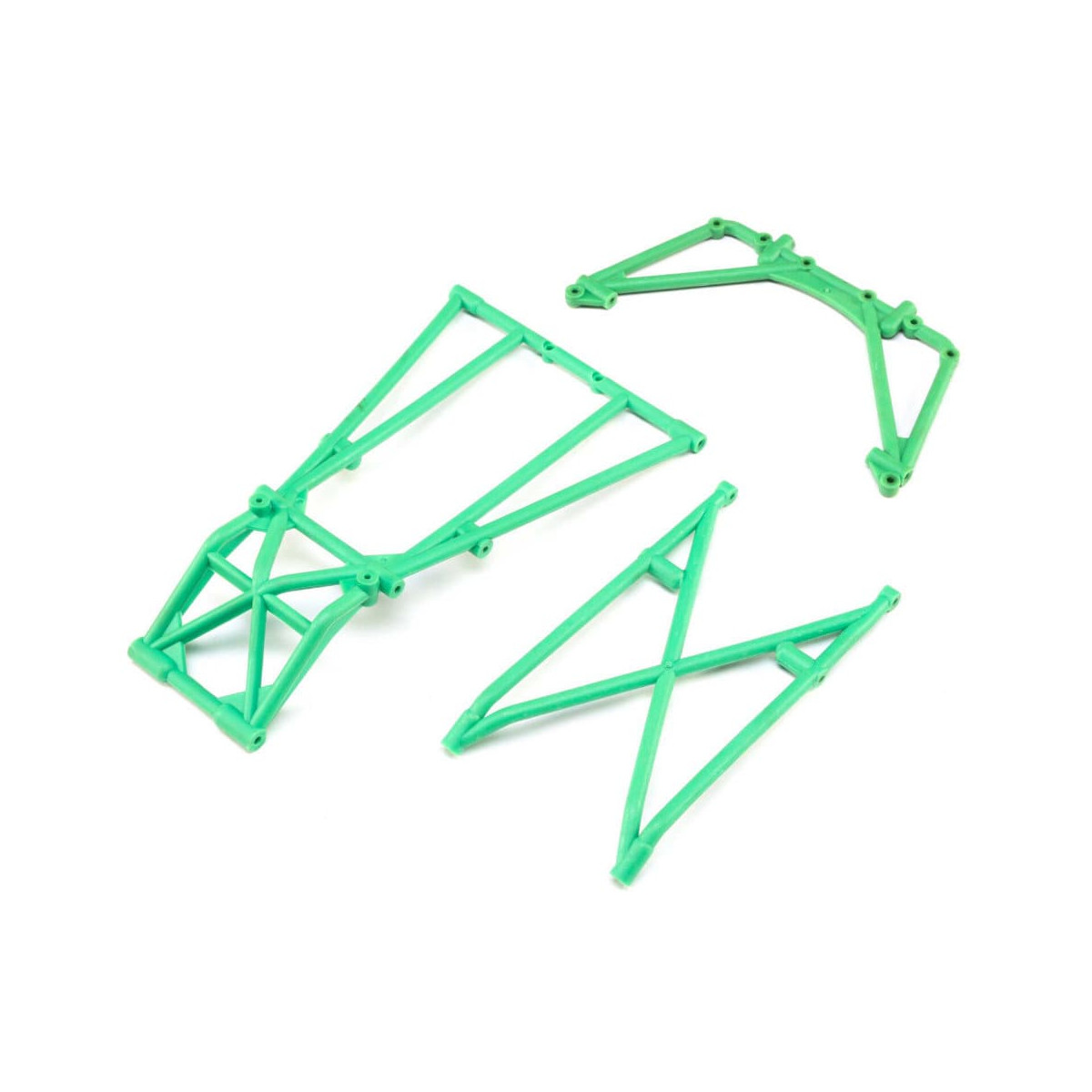 Rear Cage and Hoop Bars Green: LMT