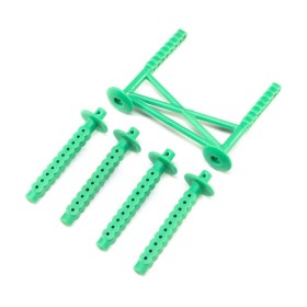 Losi 241045 Rear Body Support and Body Posts, Green: LMT