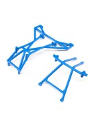 Losi 241047 Side Cage and Lower Bar, Blue: LMT