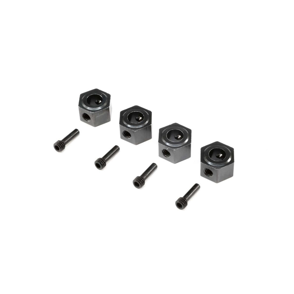 Losi 343200 12mm Machined Wheel Hex (4): LMT
