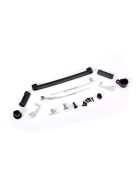 Traxxas 9115 Door handles, left, right, and rear/ retainers (3)/ windshield wipers, left & right/ retainer (1)/ fuel cap/ fuel flange/ fuel cap mount/ 1.6x5 BCS (self-tapping) (7)/ 2.6x8 BCS (1)