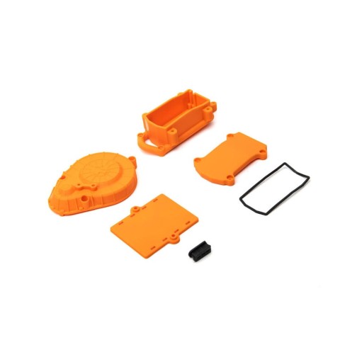 Axial AXI231031 RC-Box- & Hauptzahnrad-Abdeckung orange Ryft RBX10