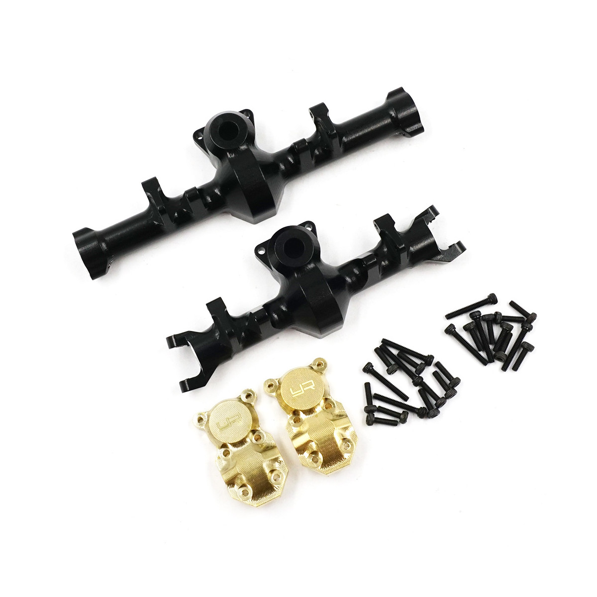 Yeah Racing Alu CNC Axle Housing w/ Brass Cover Set...