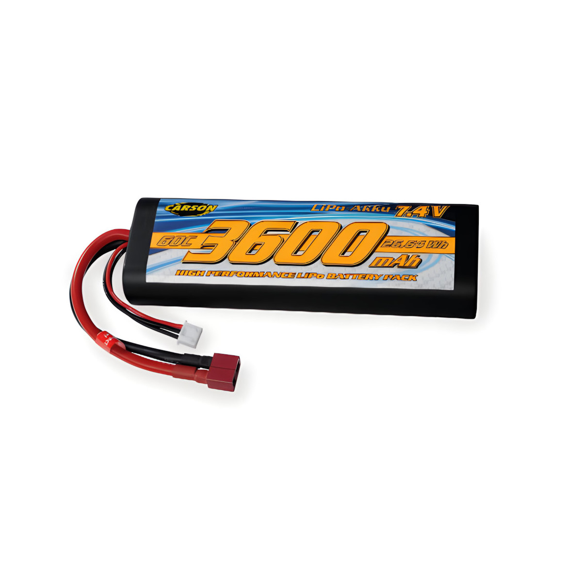 Carson LiPo Stickpack 7.4V 3600mAh 60C T-Connector