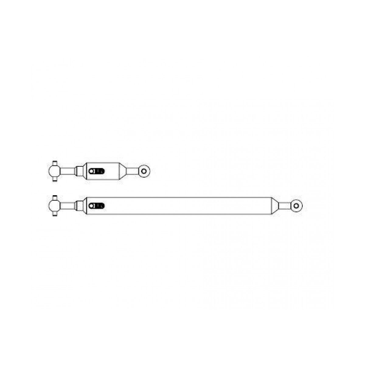 Carson 500907637 Antriebswellen-Set (2) Kipper 1:14
