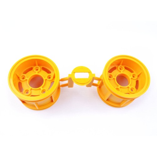 Tamiya 10225303 T-Parts (wheels) yellow (2) WR-02CB / GF-01CB