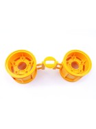 Tamiya 10225303 T-Parts (wheels) yellow (2) WR-02CB / GF-01CB