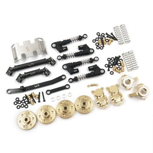 Yeah Racing Metall Upgrade Set für Axial SCX24 C10 Jeep WB: 133.7mm