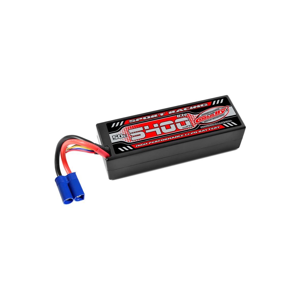 Team Corally LiPo-Akku - Sport Racing 50C - 5400mAh - 3S - 11,1V - EC-5 - Hard Case