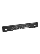 Team Corally - Suspension Arm Mount - FF - Swiss Made 7075 T6 - 3mm - Hard Anodised - Black - Made In Italy