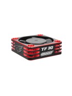 Team Corally Ultra High Speed Cooling Fan / Lüfter TF-30 30mm Black/Red