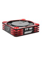 Team Corally Ultra High Speed Cooling Fan / Lüfter TF-40 40mm Black/Red