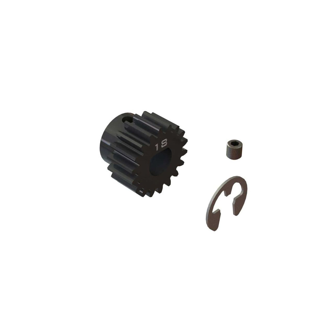 Arrma ARA311038Stahl Motorritzel 18T Mod1 8mm Bohrung...