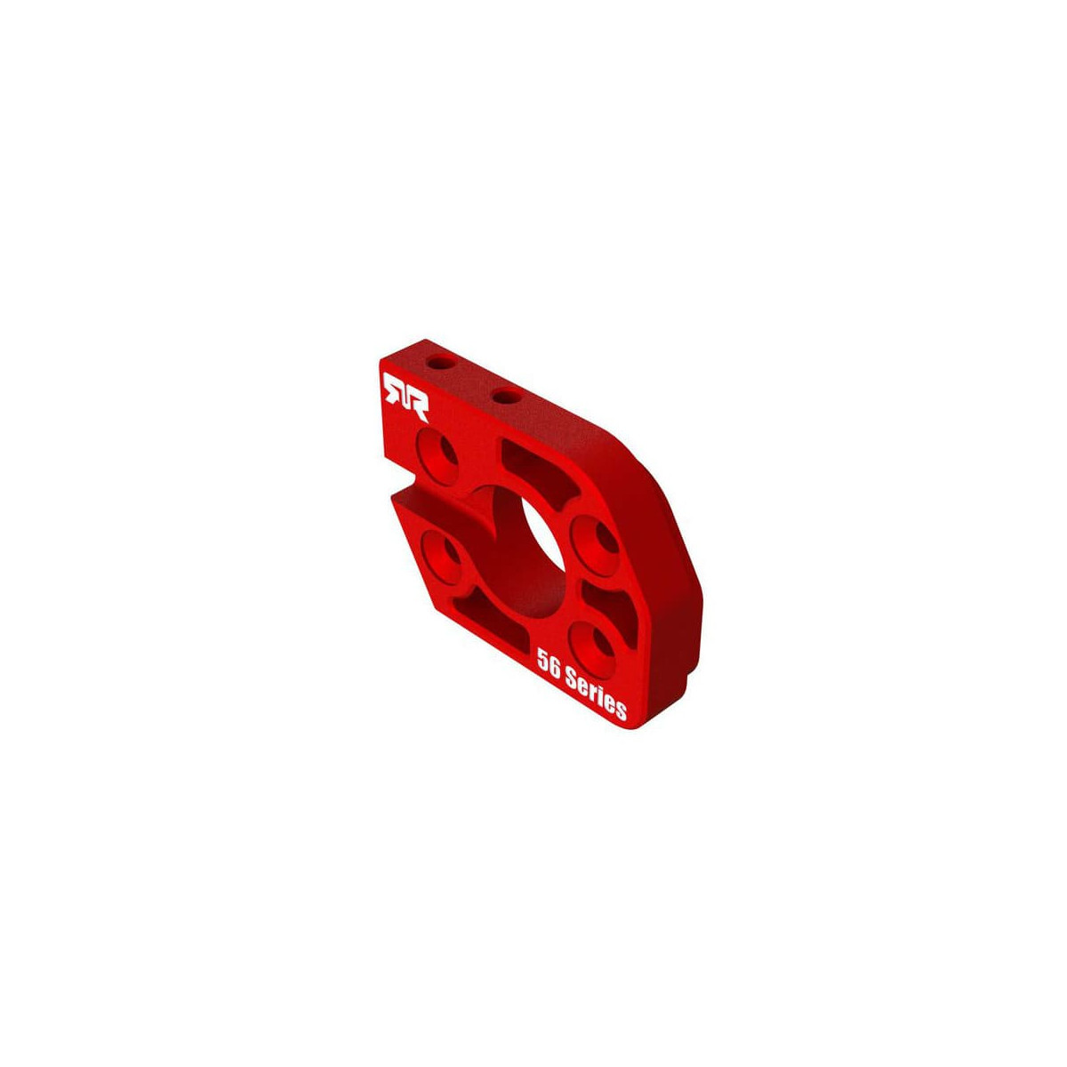 Arrma ARA320591 Alu Motor-Halterplatte Series 56 rot