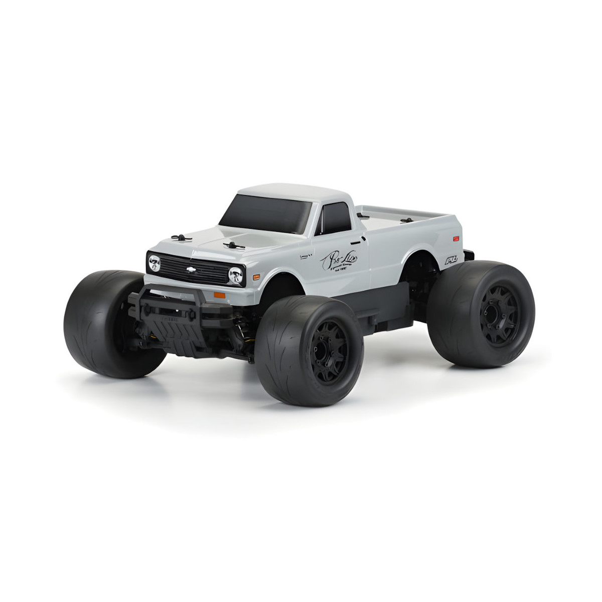 1/10 1972 Chevy C-10 Tough-Color Gray Body: Stampede...