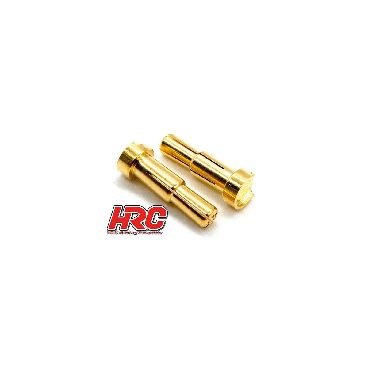 HRC Stufen Goldkontakt-Stecker 4&5mm (2)