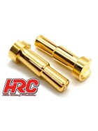 HRC Stufen Goldkontakt-Stecker 4&5mm (2)