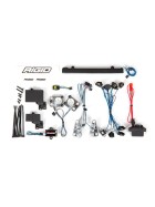 Traxxas 8095 LED light set, complete with power supply (contains headlights, tail lights, roof light bar, rock lights & distribution block) (fits #8011 body)