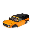 Traxxas 9211X Karosserie 2021 Ford Bronco orange lackiert + Anbau-Teile