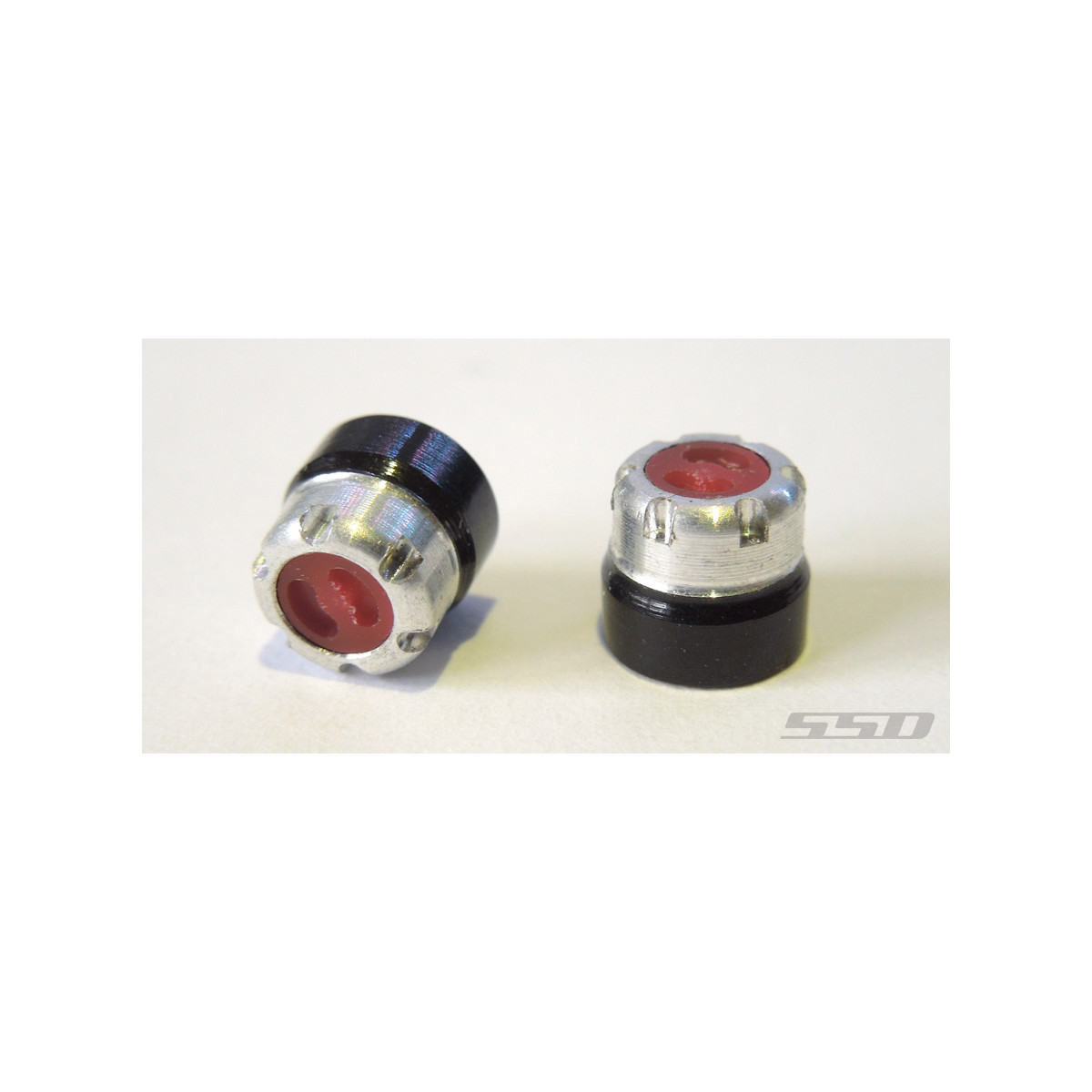 SSD Scale Locking Hubs (Red) 1:24