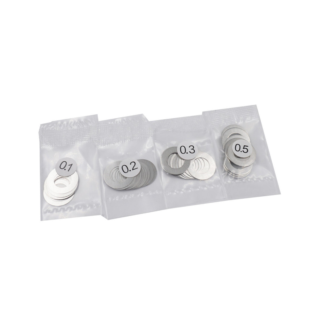 Yeah Racing 8x4mm Stainless Steel Spacer Set 0.1 0.2 0.3...