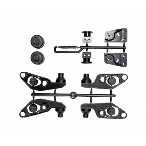 Carson 500907644 Plastic parts for Trailersuspension w/8mm lift 1:14