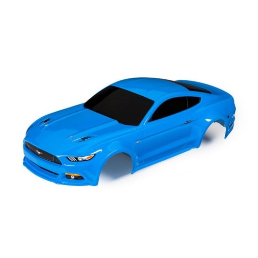 Traxxas 8312A Karosserie Ford Mustang, Grabber blau (lackiert + Aufkleber)