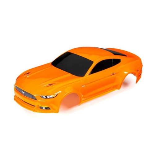 Traxxas 8312T Karosserie Ford Mustang, orange (lackiert + Aufkleber)