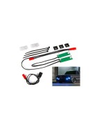 LED light set, front, complete (blue) (includes light harness, power harness, zip ties (9))