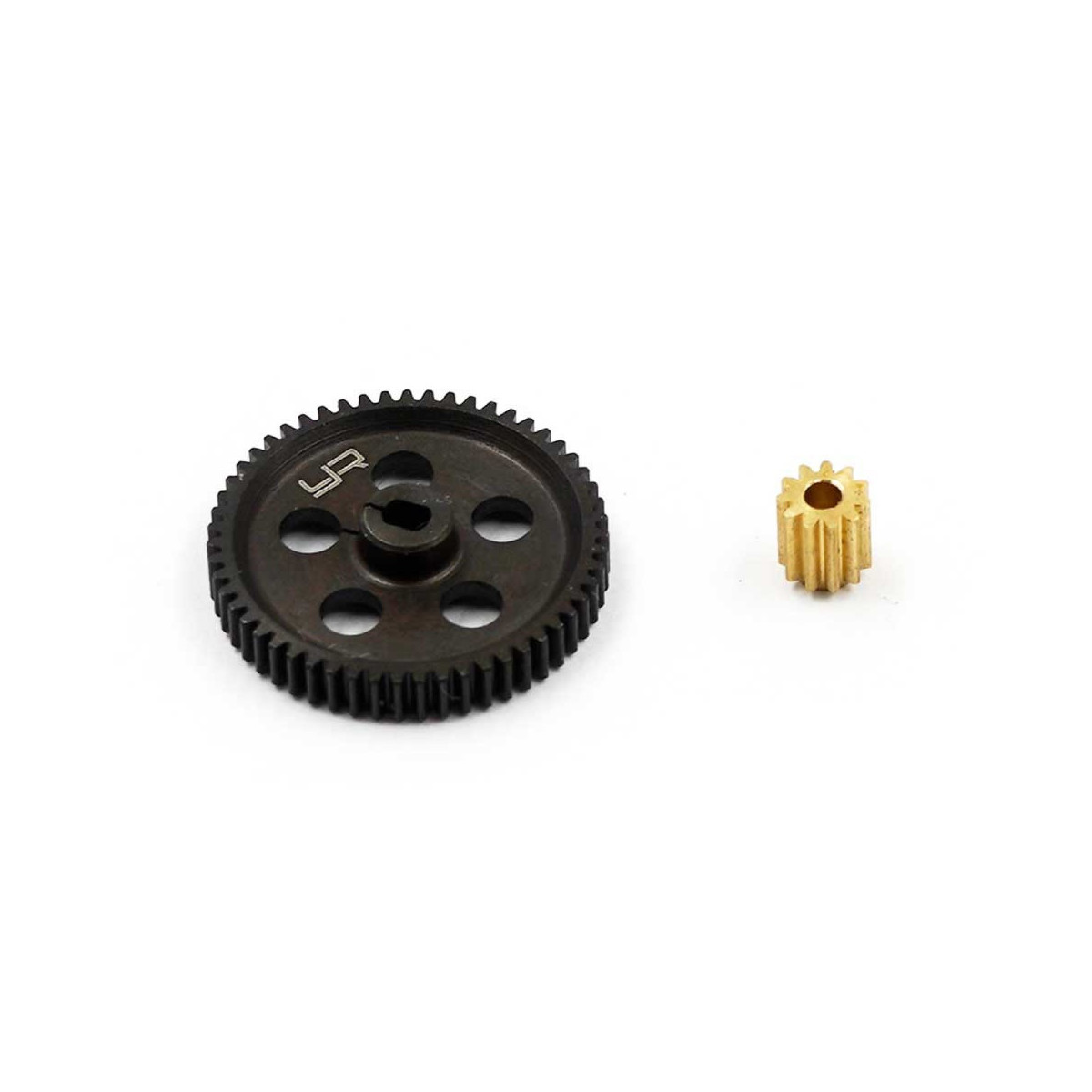 Yeah Racing Steel 55T Spur Gear w/ 11T Pinion For Axial...