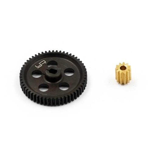 Yeah Racing Steel Transmission Gear & Motor Plate Set for Axial Scx24 RC Crawler for sale online