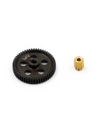 Yeah Racing Steel 55T Spur Gear w/ 11T Pinion For Axial SCX24