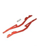 Yeah Racing Aluminum Chassis Frame Rails Red For Kyosho Mini-Z 4x4 MX-01