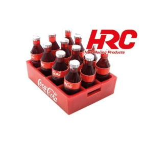 HRC Cola-Flaschen in Plastik-Kiste Deko 1:10