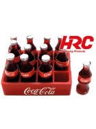 HRC Cola Bottles in Plastic Box Deco 1:10
