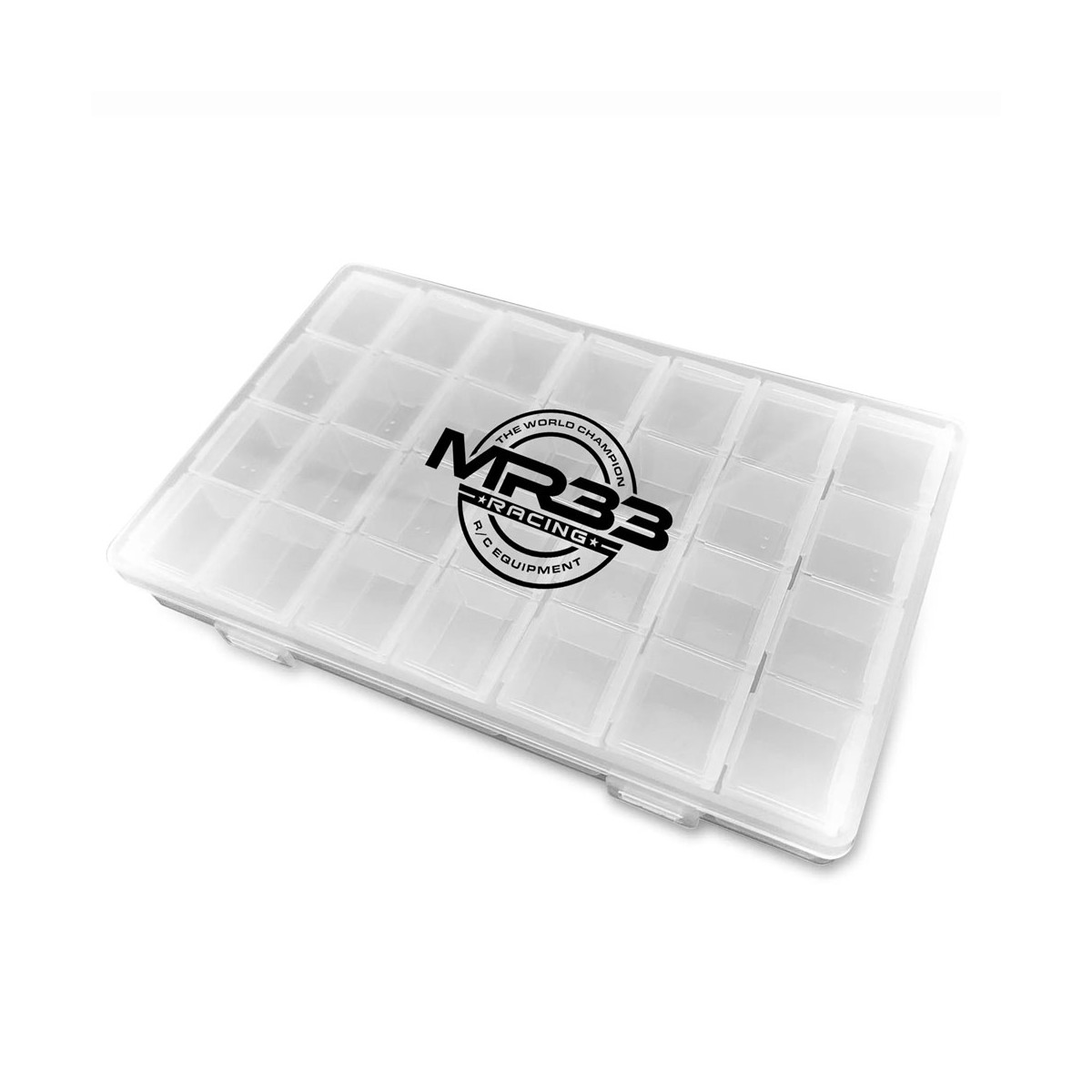 MR33 Hardware Box Medium Clear 17,5 x 11 x 2,6cm, 28 in 1...