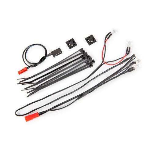 Traxxas 9385 LED light harness/ power harness/ zip ties (9)/ mounts (2) (fits #9333 or 9335 body)