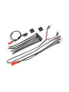 Traxxas 9385 LED light harness/ power harness/ zip ties (9)/ mounts (2) (fits #9333 or 9335 body)