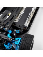 Yeah Racing Alu/Kunststoff Anti Tweak Battery Holder für Tamiya TT-01 / TT-02 Blau