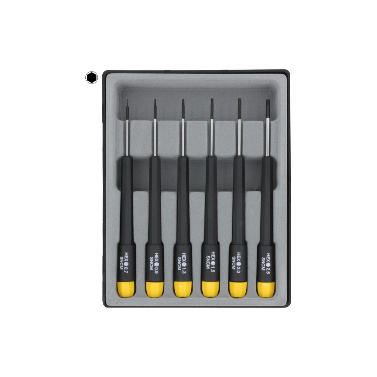 Donau 280-63 Sechskant-Schraubendreher-Set metrisch (6-tlg.)