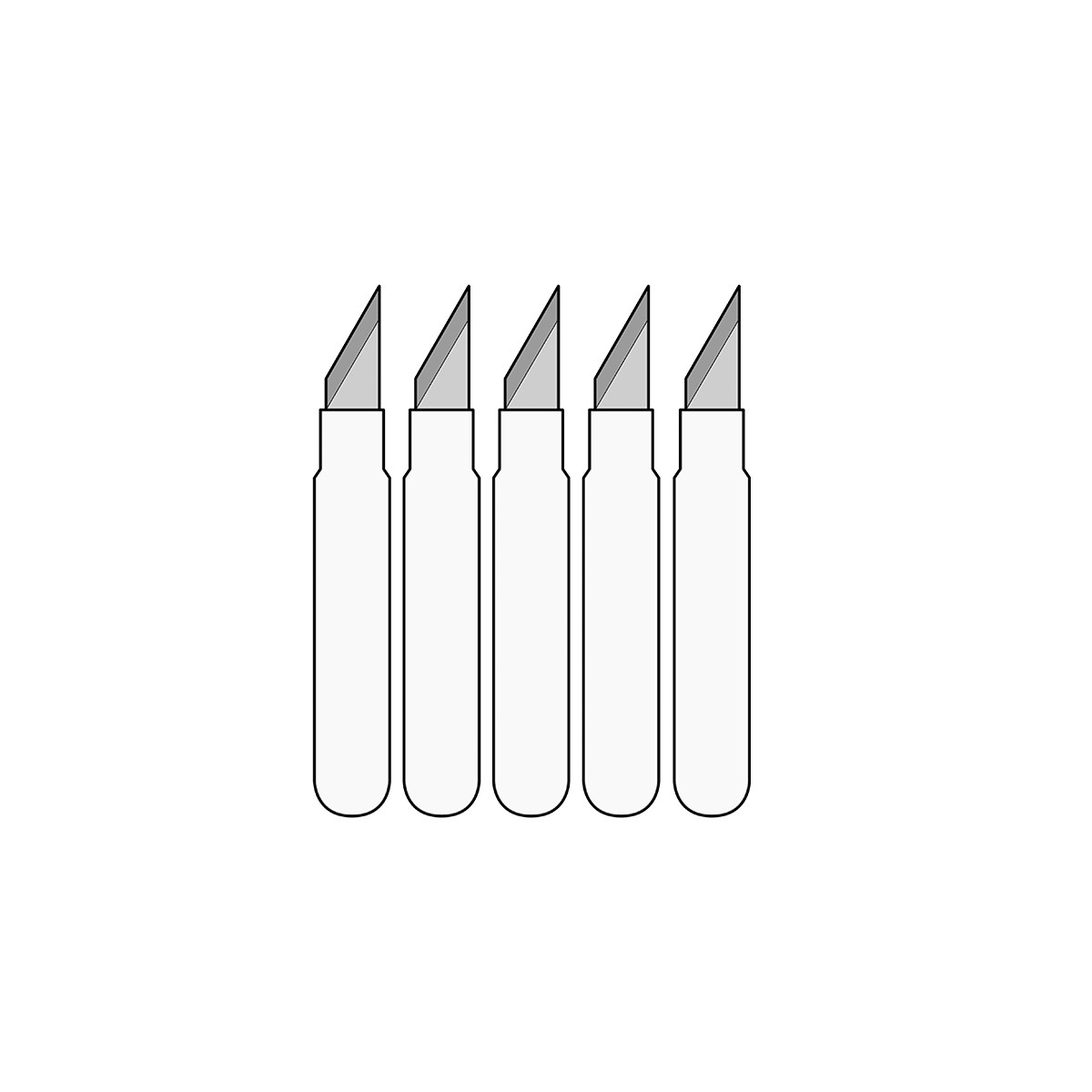 Donau MS02-E Replacement blades for MS02 (5)