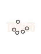 Tamiya 19803318 4mm DISK SPRING(BLACK)(5pcs) : 47470