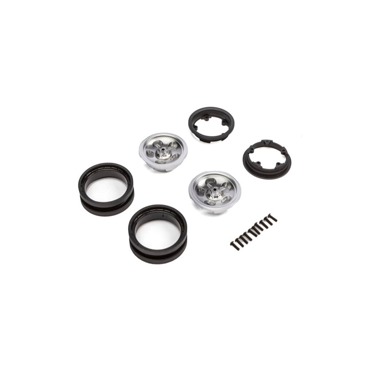 Axial AXI43013 Felgen Retro Beadlock 1.9  , Satin (2)