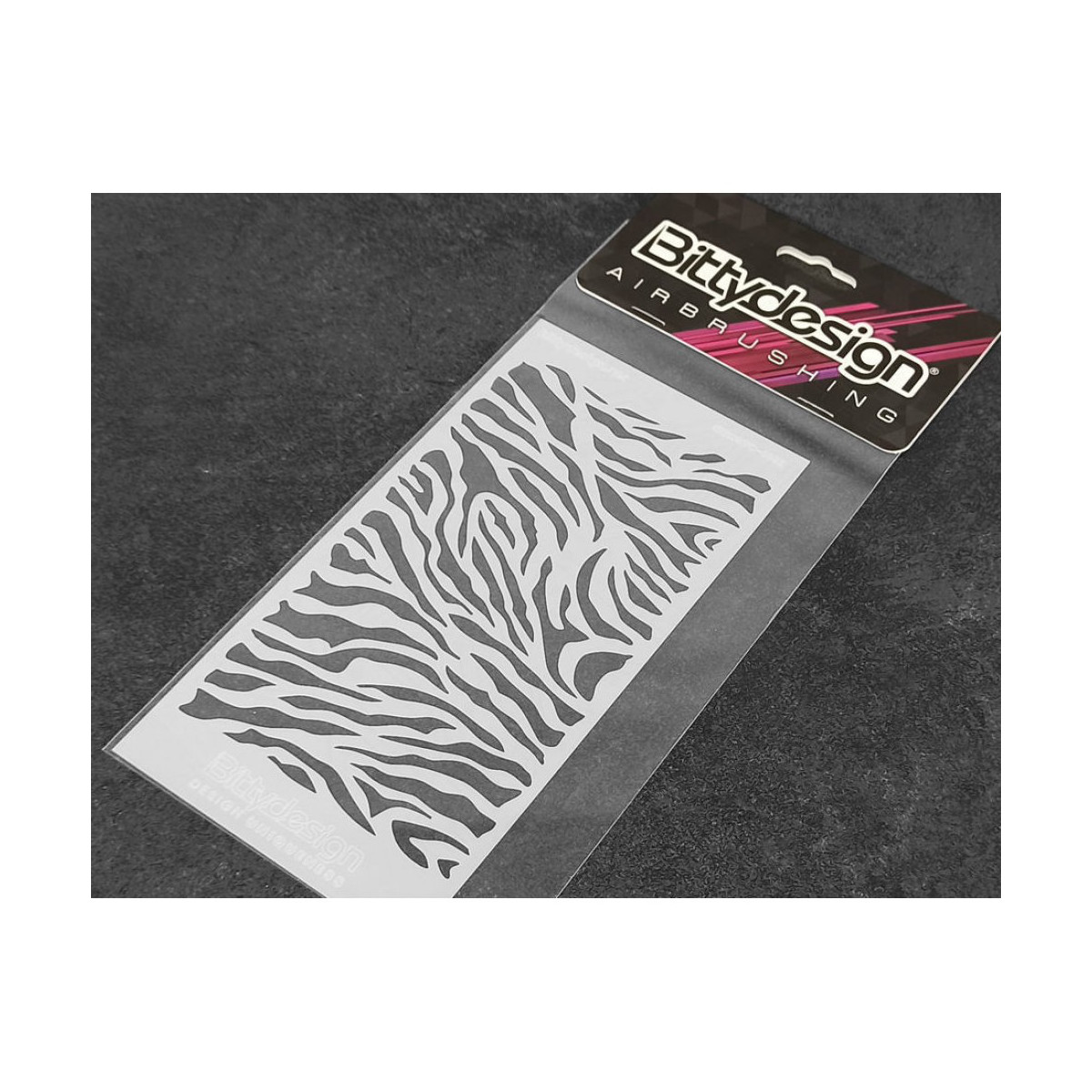 Bittydesign Vinyl Stencil / Schablone Zebra
