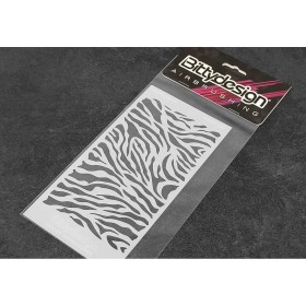 Bittydesign Vinyl Stencil / Schablone Zebra